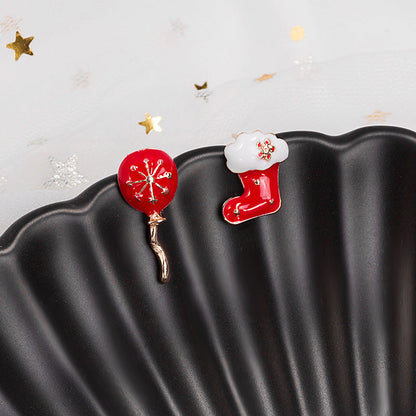 Small Ear Creative Poached Egg Animal Fruit Earrings