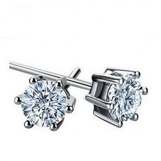 Women's Korean Style Refined Rhinestone Ear Earrings