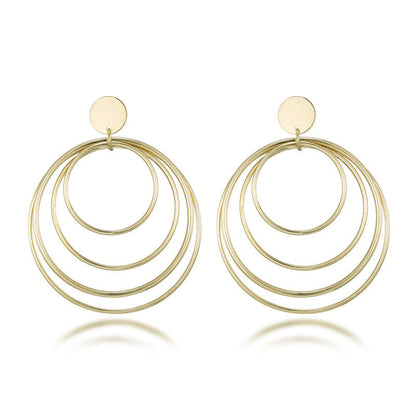 Women's Round Circle Fashion Popular Personalized Exaggerated Earrings