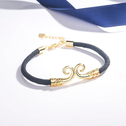 Women's & Men's Golden Hoop Couple Korean Style And Bracelets