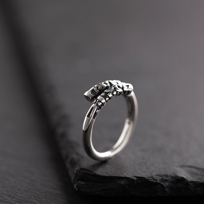 Women's Hoop One Pair Lovers Index Finger Antique Rings