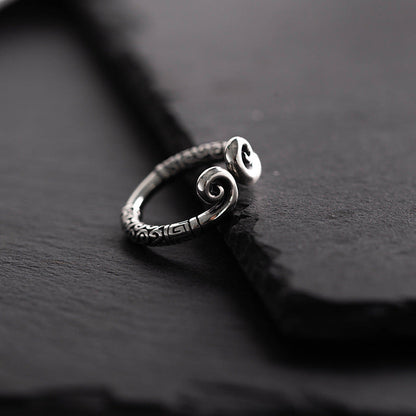 Women's Hoop One Pair Lovers Index Finger Antique Rings