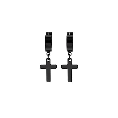 Women's & Men's Steel Cross Shelf Punk Rock And Rings