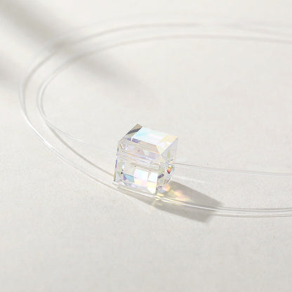 Sier Transparent Fish Line Shell Pearls Necklaces