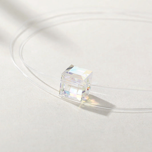 Sier Transparent Fish Line Shell Pearls Necklaces