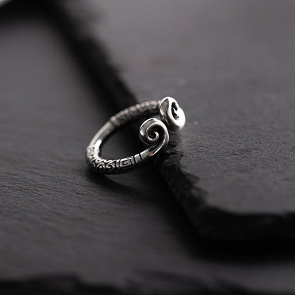 Women's Hoop One Pair Lovers Index Finger Antique Rings