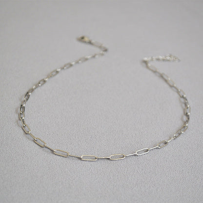 Cool Style Simple Golden Chain Fashionable Folding Belt Copper Necklaces