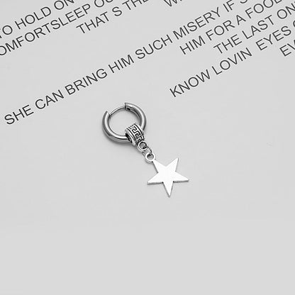 Chain Tassel Hip Hop Punk Skull Earrings