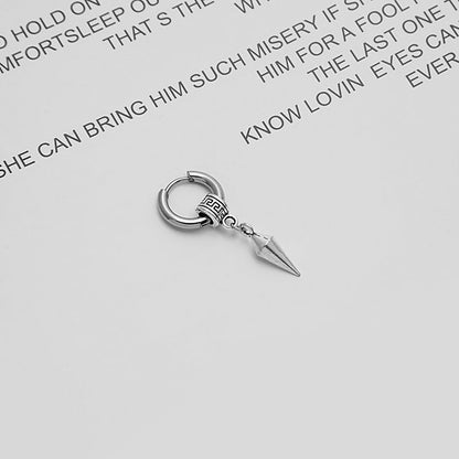 Chain Tassel Hip Hop Punk Skull Earrings