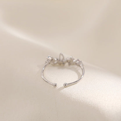 Women's Affordable Luxury Style Elegant Proposal Niche Index Finger Rings