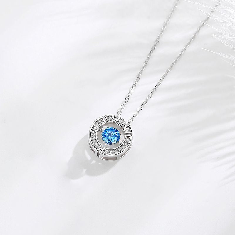 Women's Sterling Sier Simple Cold Style Rose Necklaces