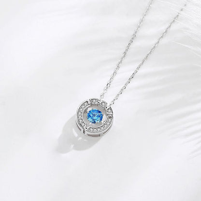 Women's Sterling Sier Simple Cold Style Rose Necklaces