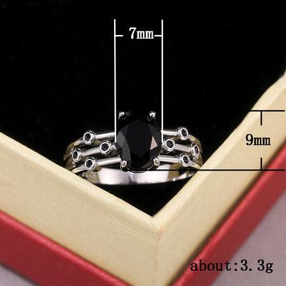Women's Shi Ornament Fashion Engagement Gift Hand Rings