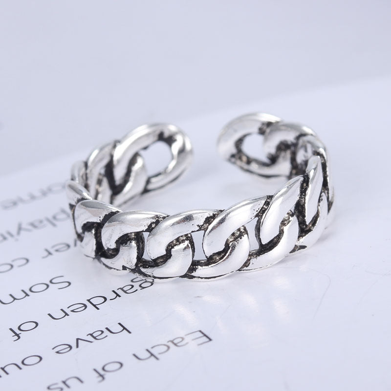Vintage Retro Chain Fashion Style Simple Rings