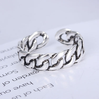 Vintage Retro Chain Fashion Style Simple Rings