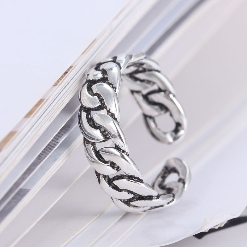 Vintage Retro Chain Fashion Style Simple Rings