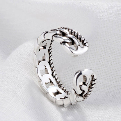 Chic And Unique Simple Chain Adjustable Rings