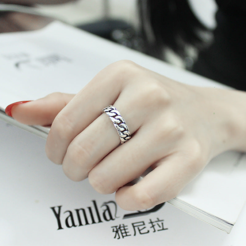 Vintage Retro Chain Fashion Style Simple Rings