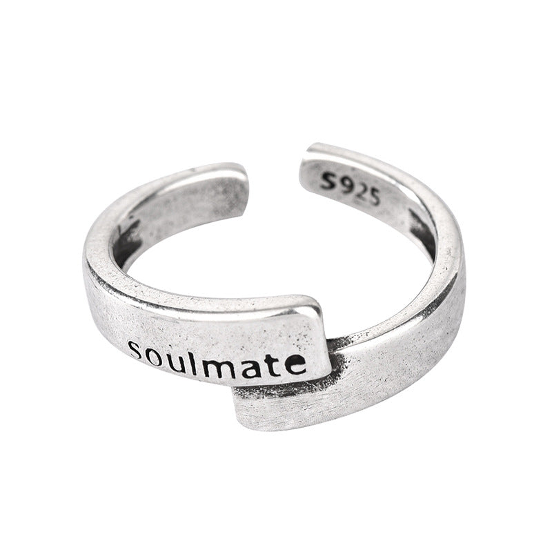 Smiley Hemp Rope Open Minimalist Creative Rings