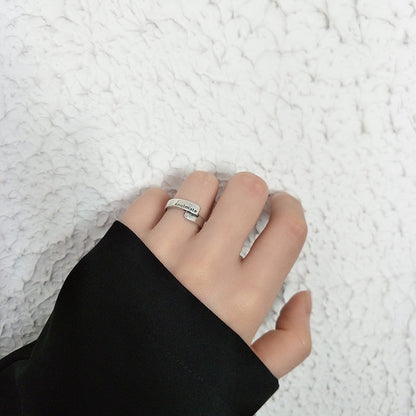 Smiley Hemp Rope Open Minimalist Creative Rings