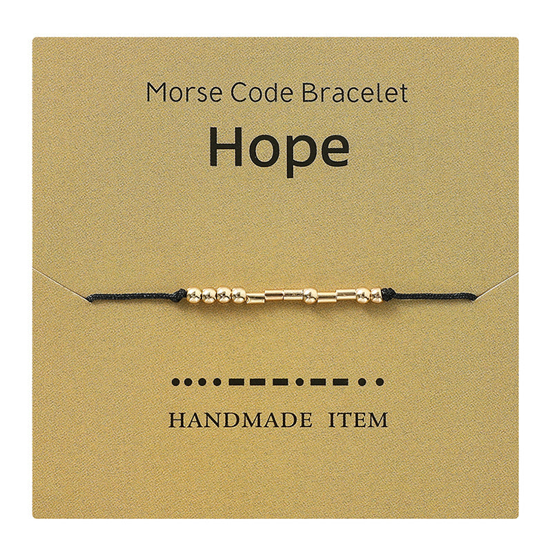 Moss Password Alphabet Number Couple Golden Bracelets