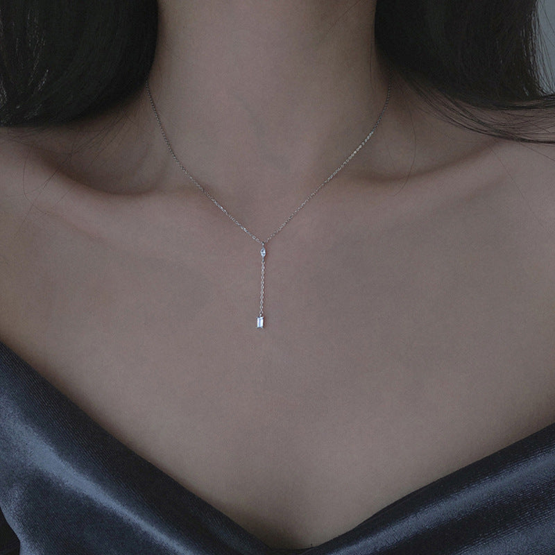 Diamond Pendant Chain Clavicle Female Simple Necklaces