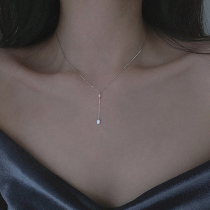 Diamond Pendant Chain Clavicle Female Simple Necklaces