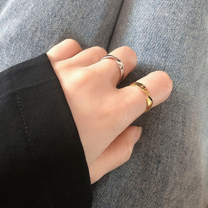 Women's Cell Phone Finger Temperament Wild Open Rings