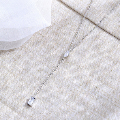 Diamond Pendant Chain Clavicle Female Simple Necklaces