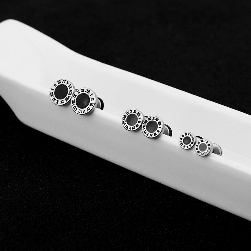 Women's & Men's Basic Classic Barbell Roman Digital Screw Rings