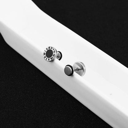 Women's & Men's Basic Classic Barbell Roman Digital Screw Rings