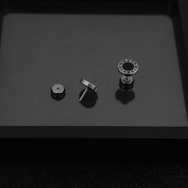 Women's & Men's Basic Classic Barbell Roman Digital Screw Rings