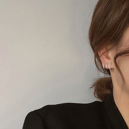 Women's High-grade Delicate Trendy Fashion Simple Small Cold Earrings