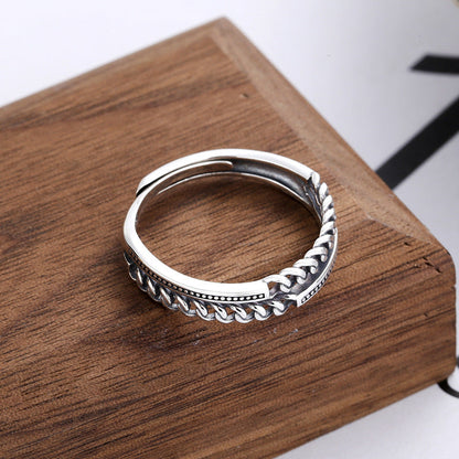 Index Finger Female Hipster Adjustable Tail Retro Rings
