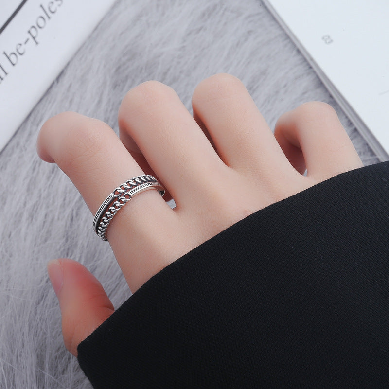 Index Finger Female Hipster Adjustable Tail Retro Rings