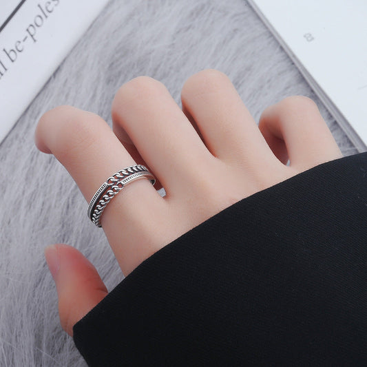 Index Finger Female Hipster Adjustable Tail Retro Rings