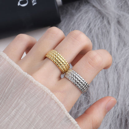 Style Polka Dot Female Simple And Stylish Rings
