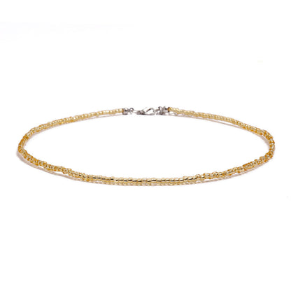 Women's Bohemian Short Handmade Fashion Color Bead Necklaces