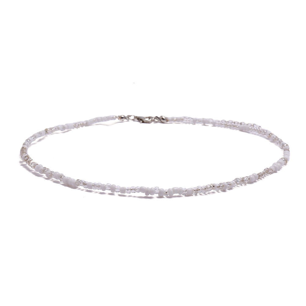 Women's Bohemian Short Handmade Fashion Color Bead Necklaces