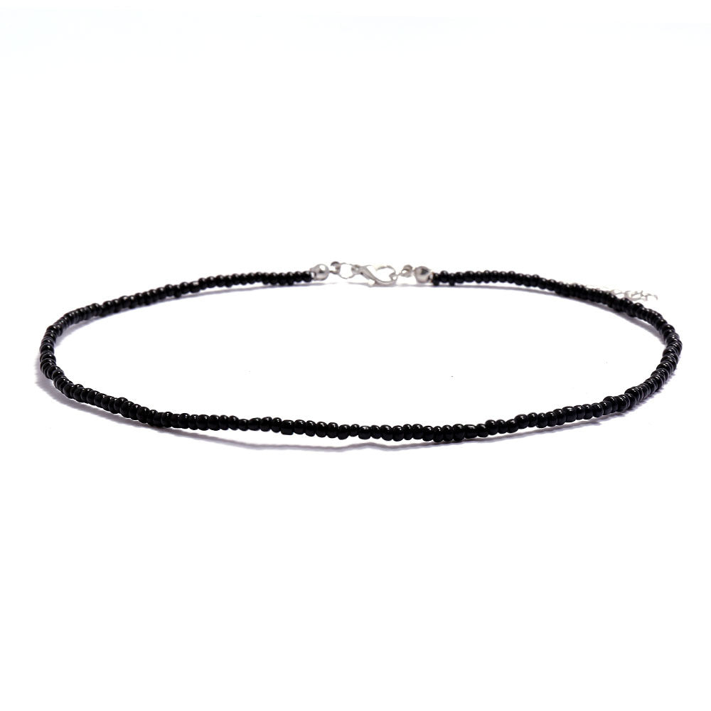 Women's Bohemian Short Handmade Fashion Color Bead Necklaces