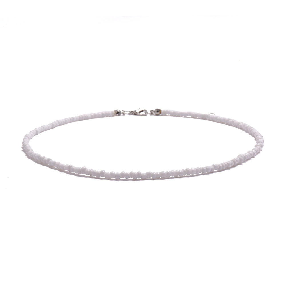 Women's Bohemian Short Handmade Fashion Color Bead Necklaces