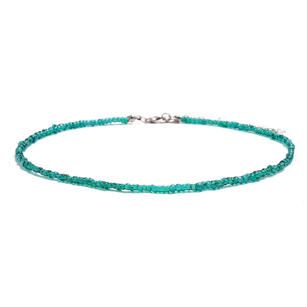 Women's Bohemian Short Handmade Fashion Color Bead Necklaces