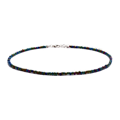 Women's Bohemian Short Handmade Fashion Color Bead Necklaces