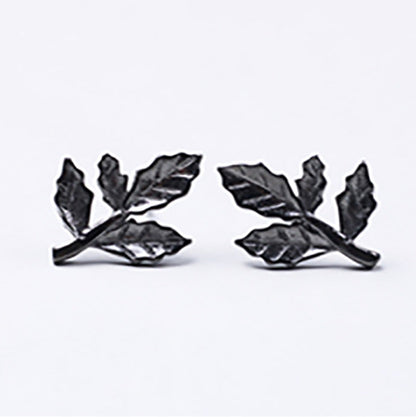 Sier Geometric Square Trendy Unique Design Earrings