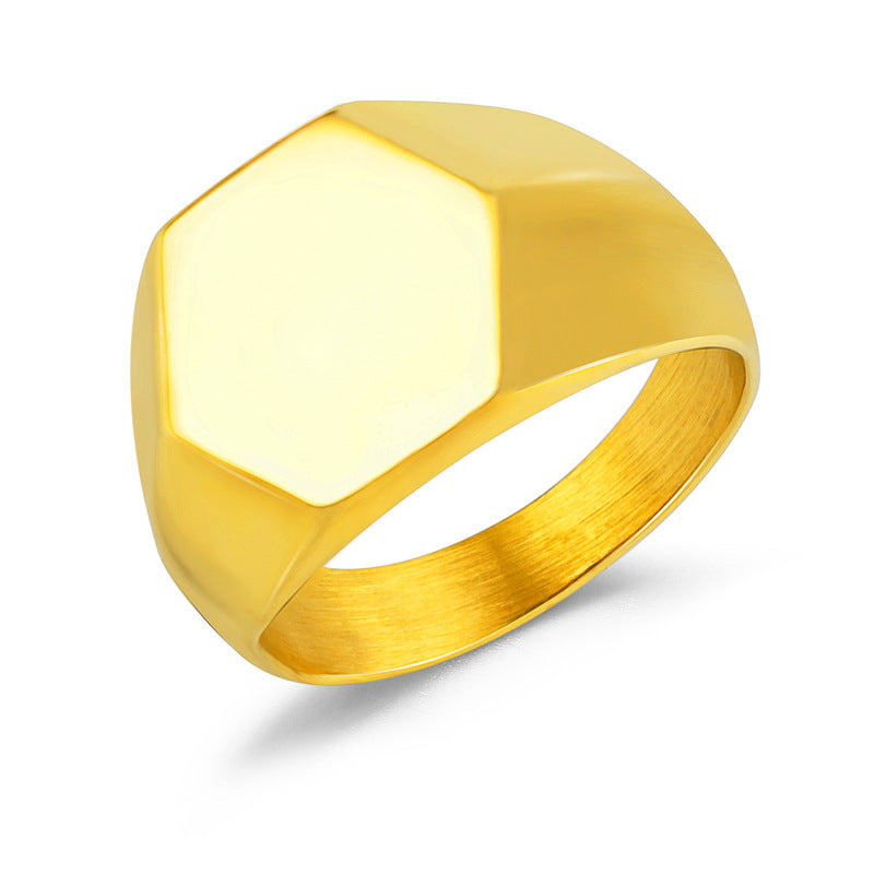 Men's Trendy Stainless Steel Thumb Fashion Titanium Rings