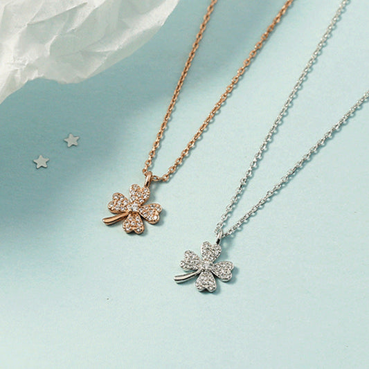 Clover Female Pendant Simple Temperamental Minority Design Light Luxury Necklaces