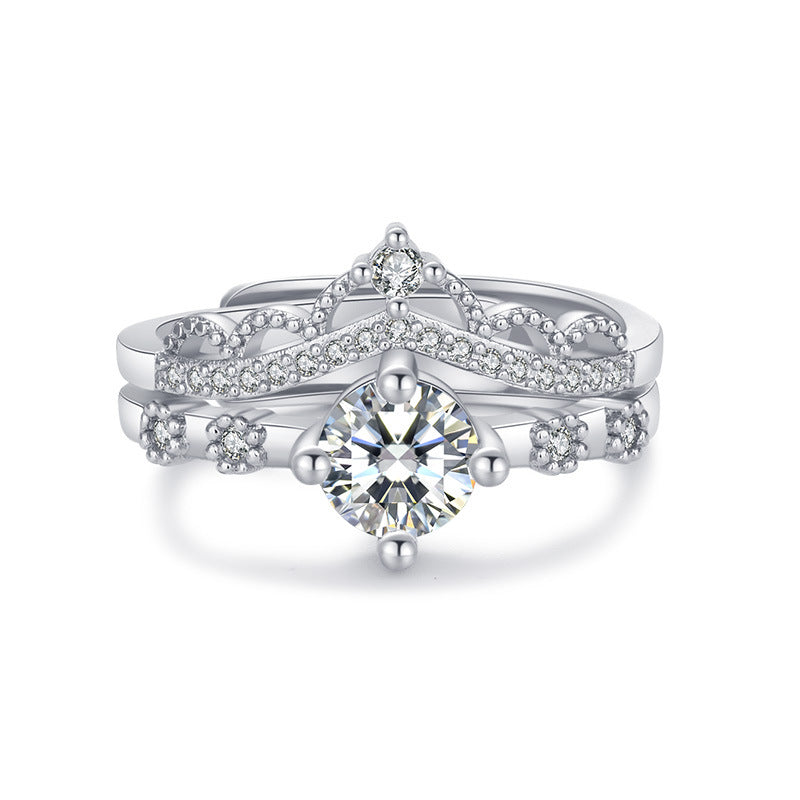 Jewelry Open Crown Female Fashion Personality Rings