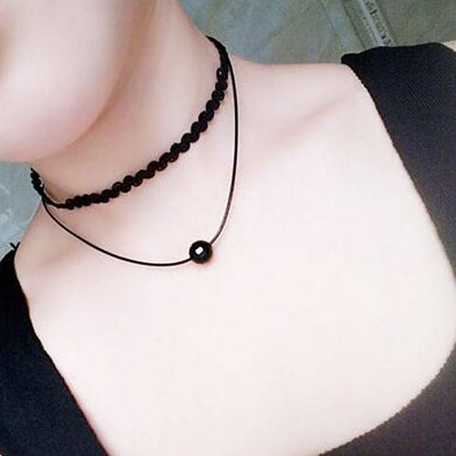Female Neck Strap Pendant Clavicle Chain Necklaces