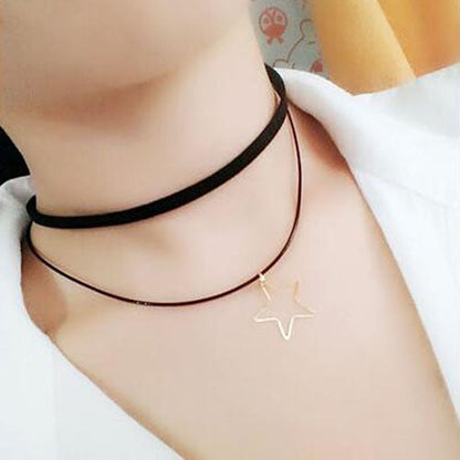 Female Neck Strap Pendant Clavicle Chain Necklaces