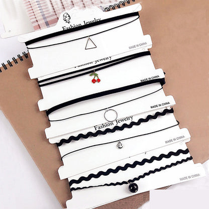 Female Neck Strap Pendant Clavicle Chain Necklaces